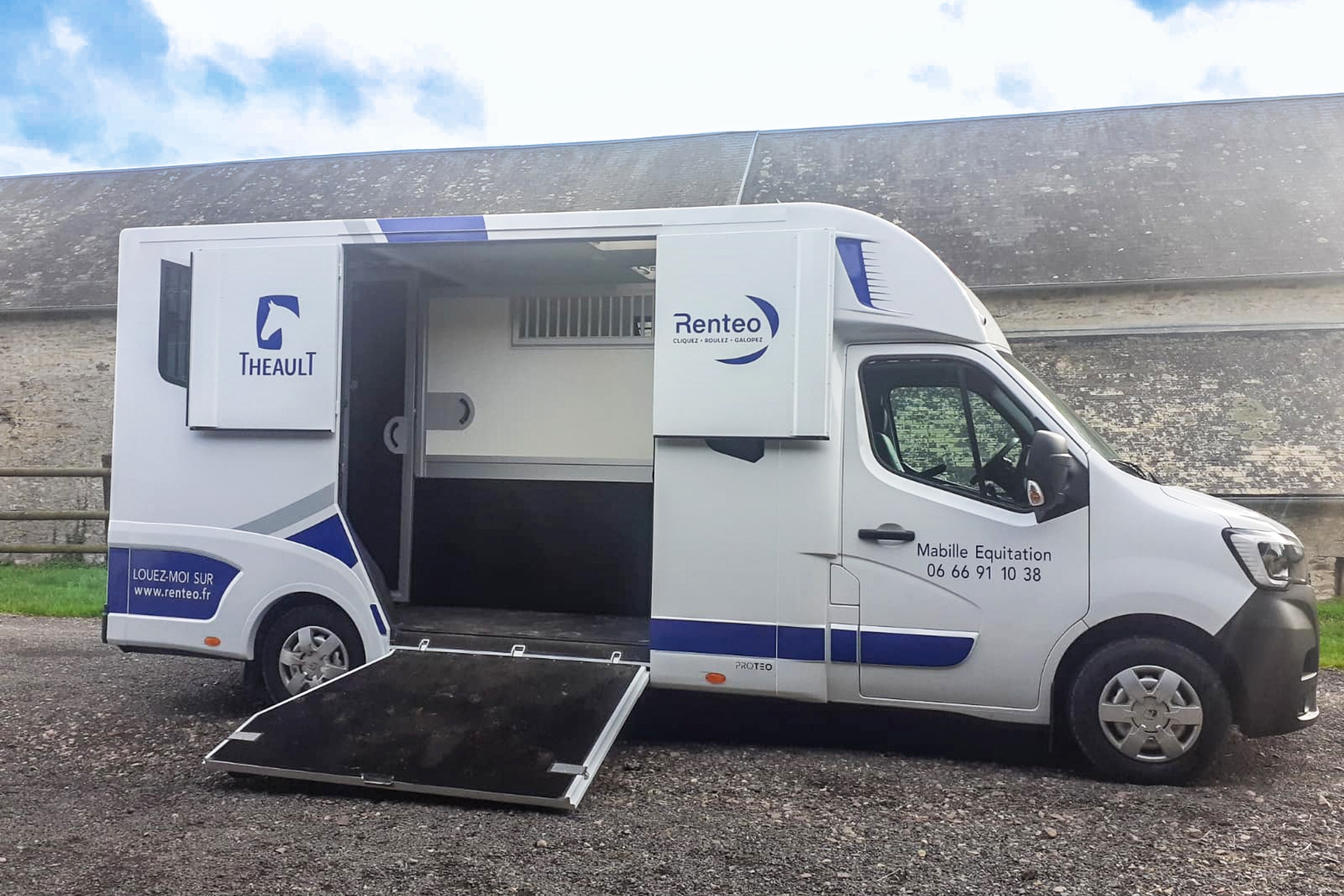 Location de camion a chevaux Caen Renteo